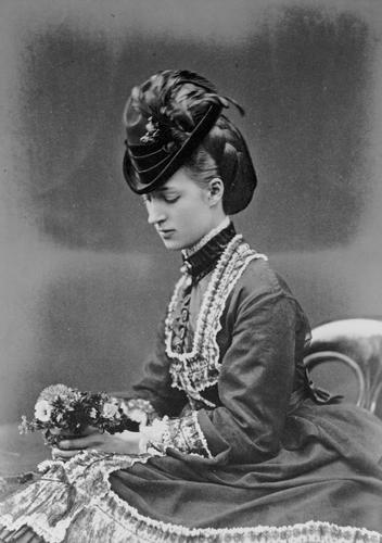 Portrait photograph of the Princess of Wales (1844-1925), later Queen Alexandra, 1870