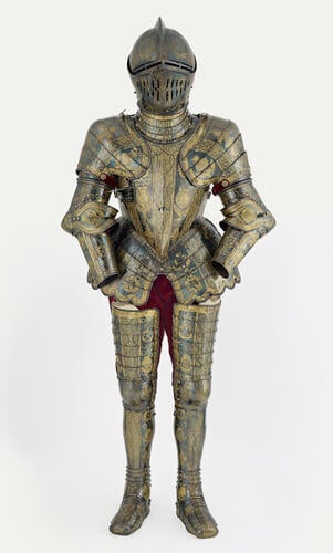 Armour garniture of Henry, future Prince of Wales, for the field, tourney, tilt and barriers Armour garniture of Henry, future Prince of Wales, for the field, tourney, tilt and barriers