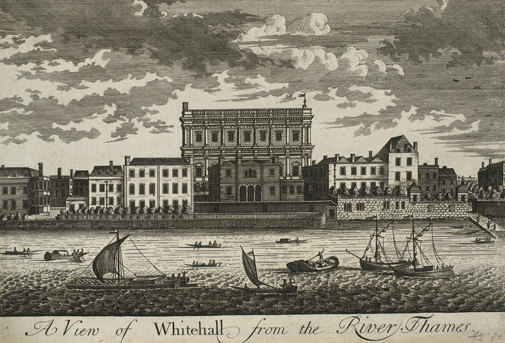 View of Whitehall from the river Thames View of Whitehall from the river Thames