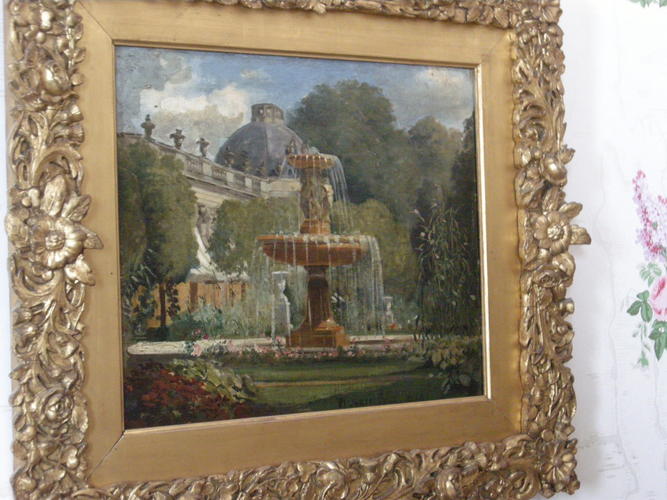 A view in the gardens at Potsdam A view in the gardens at Potsdam