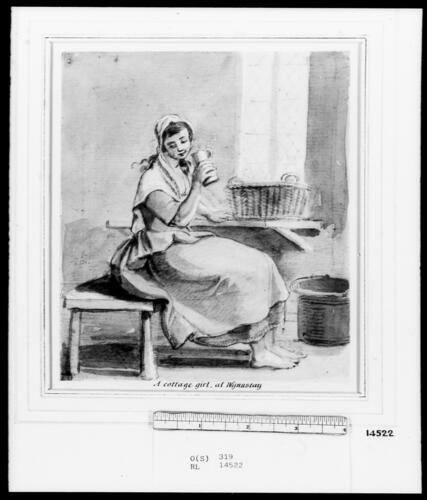 A cottage girl, at Wynnstay