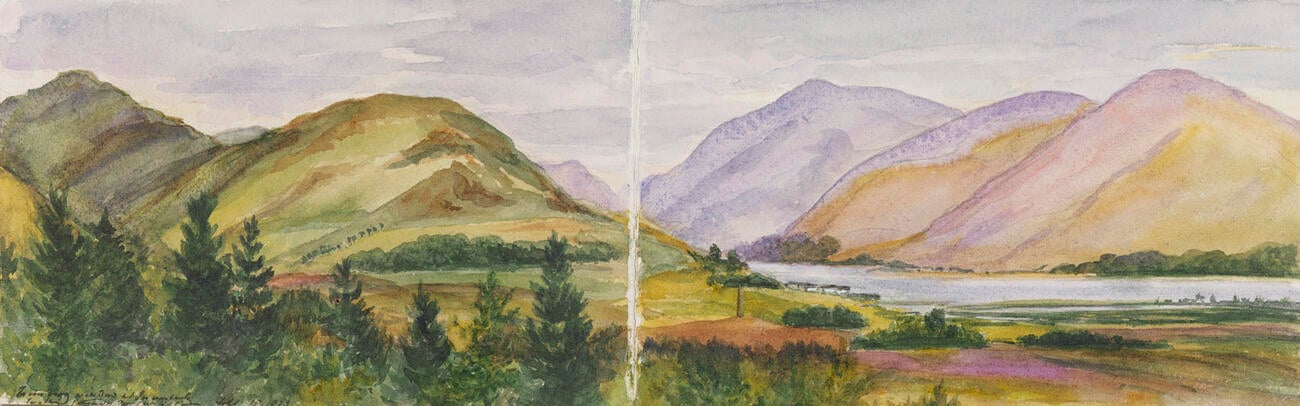 Master: SKETCHES BY QUEEN VICTORIA II
Item: Pce. Charles Edward's Moument Glenfinnan