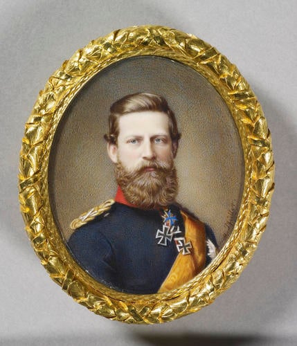 Frederick III, Emperor of Germany when Prince Frederick William of Prussia (1831-1888)
