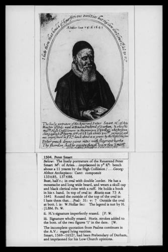 Reverend Peter Smart, Prebendary of Durham Reverend Peter Smart, Prebendary of Durham