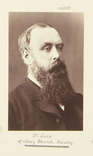 Dr. Lees of Abbey Church, Paisley [Photographic Portraits Vol. 4/62 1861-1876]