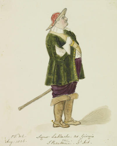 Master: H. R. H. THE PRINCESS VICTORIA SOUVENIRS DE L'OPERA VOL. II
Item: Signor Lablache as Giorgio