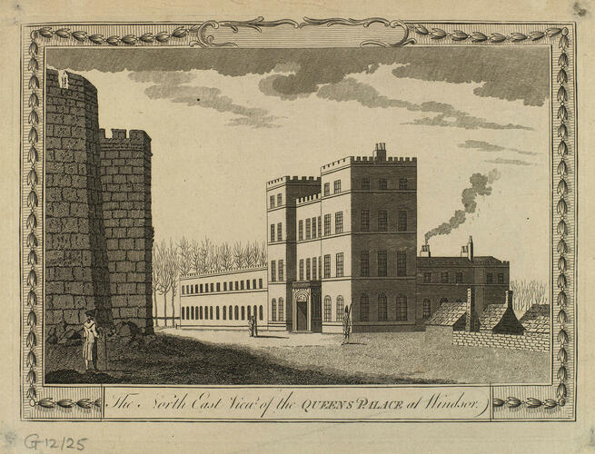 The North-East View of the Queen's Palace at Windsor