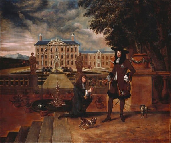 Charles II Presented with a Pineapple Charles II Presented with a Pineapple