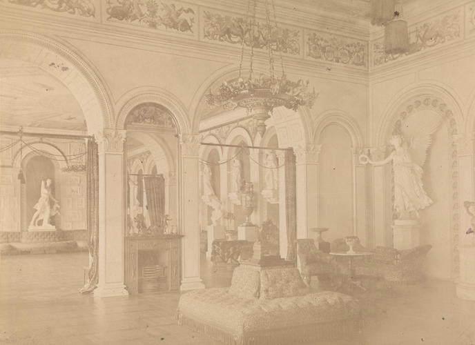Interior of the orangery in the gardens of Schloss Neustrelitz Interior of the orangery in the gardens of Schloss Neustrelitz