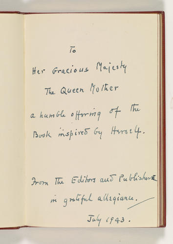 Queen Mary's book for India / with a foreword by L. S. Amery Queen Mary's book for India / with a foreword by L. S. Amery