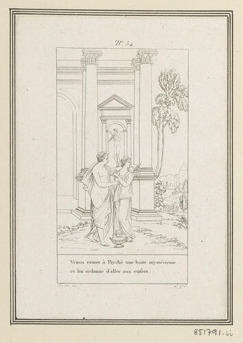 Master: Musee des Monuments Francais. Description des Vitraux Anciens et Modernes [. . . ]; ornee de gravures, et notamment de celles de la Fable de Cupidon and Psyche, d'apres les dessins de Raphael.