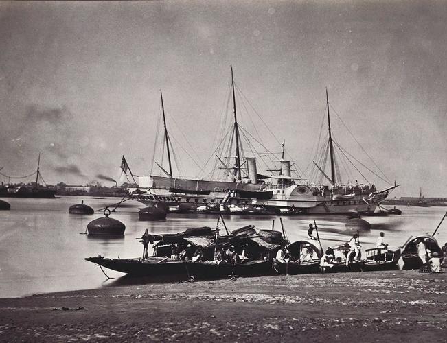 Royal Yacht 'Osborne' in Hooghly River, Calcutta, India Royal Yacht 'Osborne' in Hooghly River, Calcutta, India