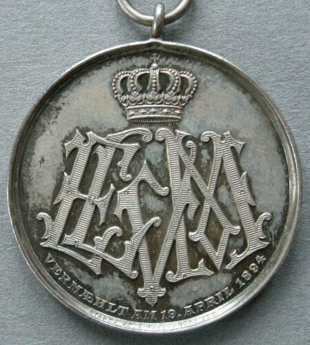 Germany. (Hessen) Medal commemorating the marriage of Grand Duke Ernst Ludwig and the Grand Duchess Victoria Melita Germany. (Hessen) Medal commemorating the marriage of Grand Duke Ernst Ludwig and the Grand Duchess Victoria Melita