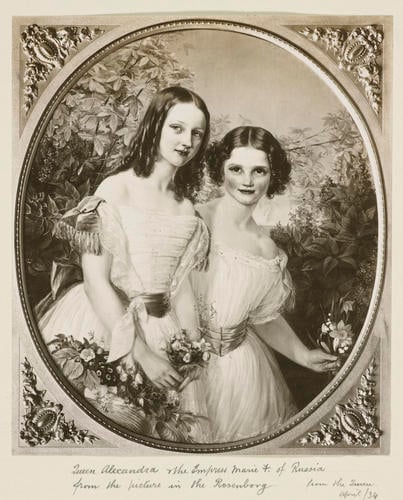 [Queen Alexandra, Princess of Denmark and Empress Maria Feodorovna]