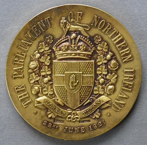 Medal commemorating the Inauguration of the Northern Ireland Parliament