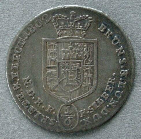 Germany (Brunswick-Lüneburg - Anglo-Hanoverian. ) George III. One sixth taler Germany (Brunswick-Lüneburg - Anglo-Hanoverian. ) George III. One sixth taler