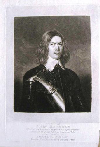 JOHN HAMPDEN, killed at the Battle of Chalgrave Field, Oxfordshire