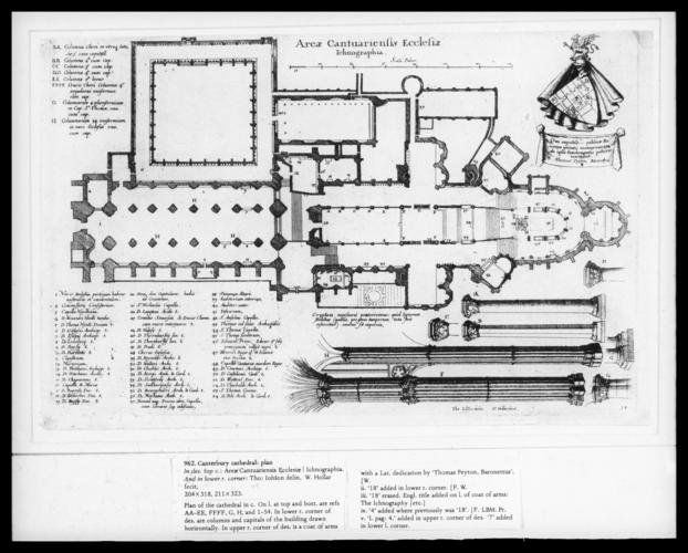 Canterbury Cathedral: plan Canterbury Cathedral: plan