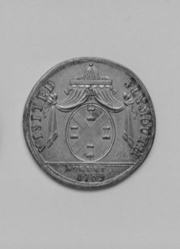 Great Britain. Medal commemorating the visit of King George III to Plymouth, 1789 Great Britain. Medal commemorating the visit of King George III to Plymouth, 1789