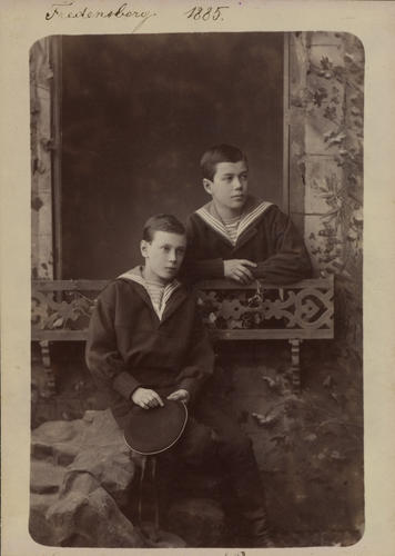 Nicholas II, Emperor of Russia, when Tsesarevich and Grand Duke George Alexandrovich Nicholas II, Emperor of Russia, when Tsesarevich and Grand Duke George Alexandrovich