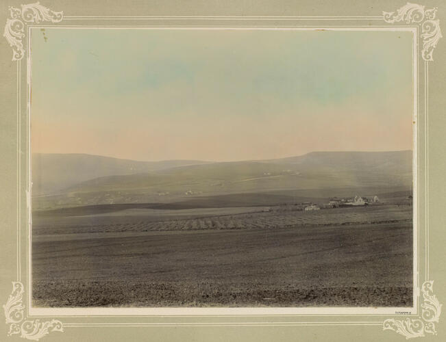 Continuation of the battlefield of Balaklava seen from the north side. [Crimean battlefields, 1900-1901 . . . presented by Charles J. Cooke]