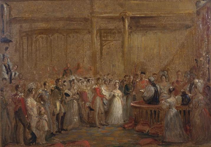 The Marriage of Queen Victoria, 10 February 1840 (oil sketch)
