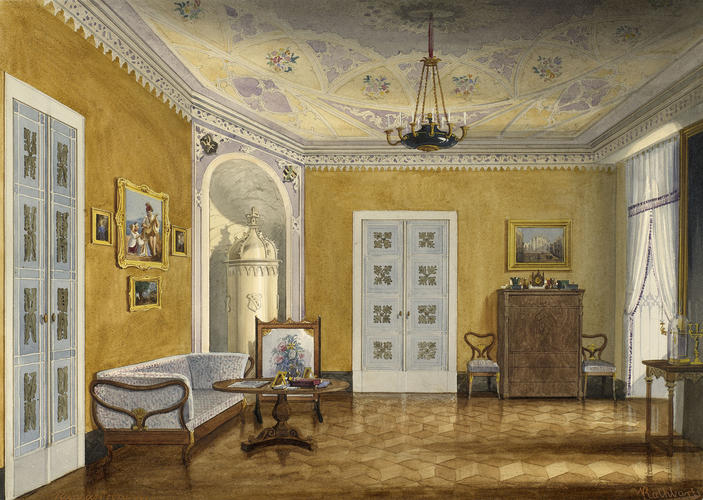 Schloss Reinhardsbrunn: the sitting-room of Ernest I