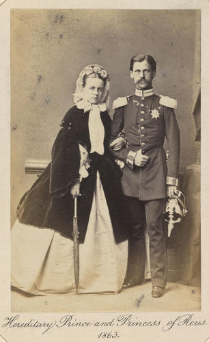 Heinrich XIV, Prince of Reuss (1832-1913) and Agnes, Princess of Reuss (1835-1886) Heinrich XIV, Prince of Reuss (1832-1913) and Agnes, Princess of Reuss (1835-1886)