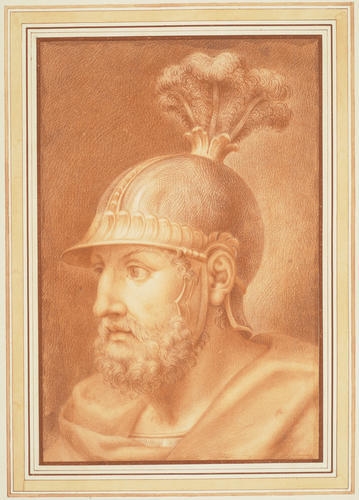 The head of a Roman soldier The head of a Roman soldier