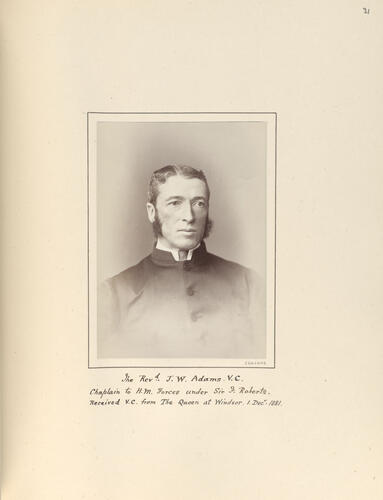 Reverend James William Adams (1839-1903)