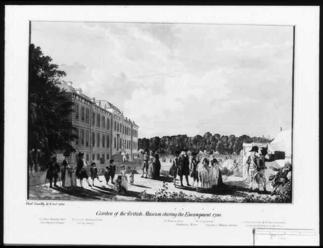 The encampment at Montagu House