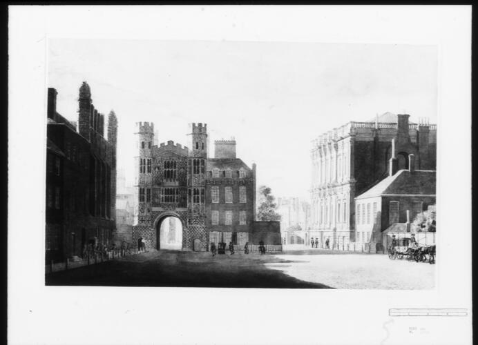 The Holbein Gate and Banqueting House at Whitehall