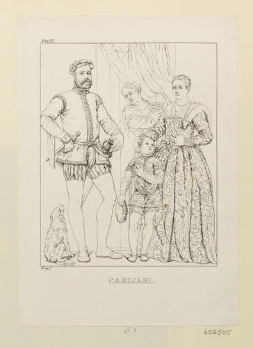 The Widow of the Spanish Ambassador at Venice presenting her son to Philip II The Widow of the Spanish Ambassador at Venice presenting her son to Philip II