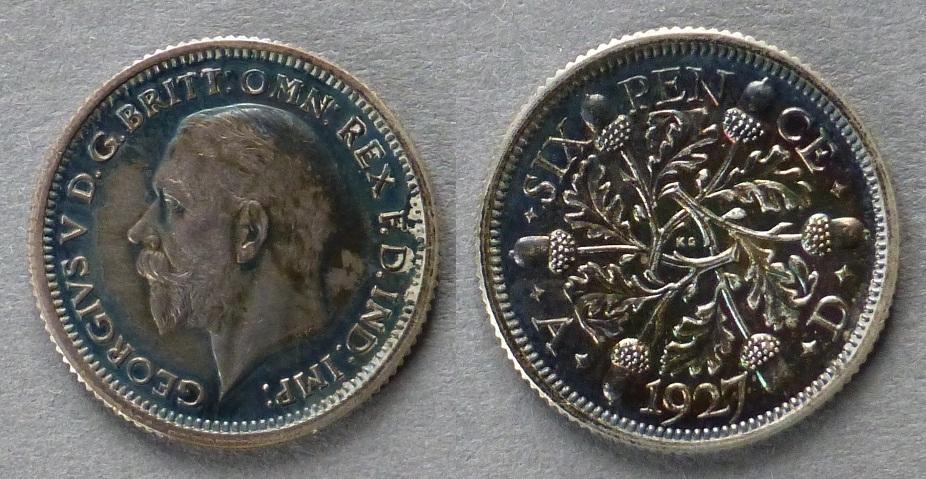 George V Proof sixpence George V Proof sixpence