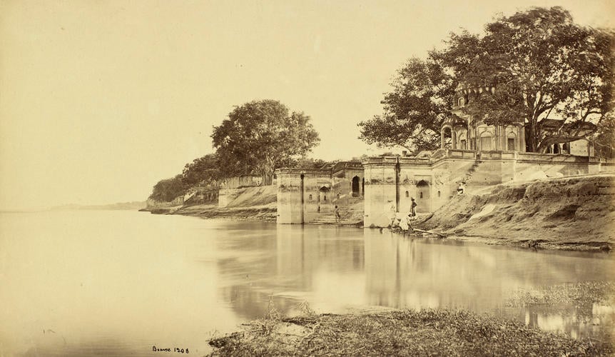 Cawnpore. Suttee Chowra Ghat, the Scene of Massacre: Prince of Wales Tour of India 1875-6 (vol. 3) Cawnpore. Suttee Chowra Ghat, the Scene of Massacre: Prince of Wales Tour of India 1875-6 (vol. 3)