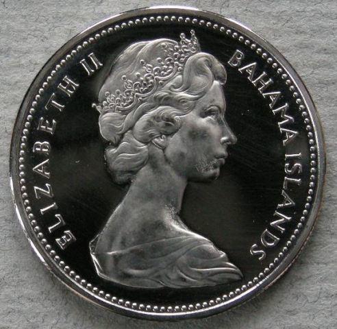 Bahamas. Proof twenty-five cents Bahamas. Proof twenty-five cents