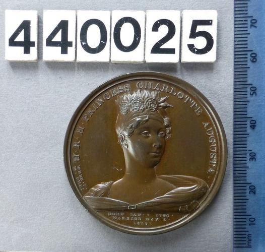 Medal commemorating the Death of Princess Charlotte, 1817