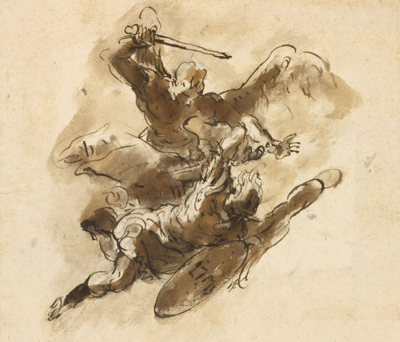 St Michael driving out Satan and his angels St Michael driving out Satan and his angels