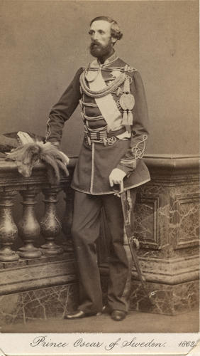 Oscar II, King of Sweden (1829-1907), when Prince Oscar of Sweden Oscar II, King of Sweden (1829-1907), when Prince Oscar of Sweden