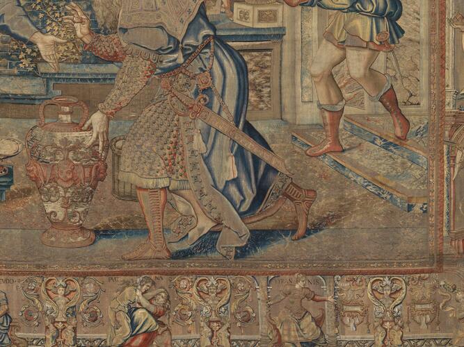 Master: The Story of Abraham Series
Item: Meeting of Abraham and Melchizedek, Genesis Ch. 14, v. 18-20 Master: The Story of Abraham Series
Item: Meeting of Abraham and Melchizedek, Genesis Ch. 14, v. 18-20