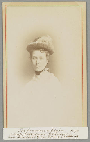 The Countess of Elgin (Lady Constance Carnegie), 2nd daughter of the Earl of Southesk. [Photographs, English Portraits. Volume 71. ]