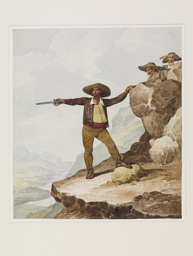 Spanish Army. The Brigand Crosa, Guerilla Chief of Catalonia, 1813