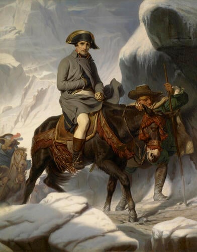 Napoleon crossing the Alps, May 1800