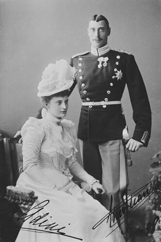 King Christian X ( (1870-1947) and Queen Alexandrine (1879-1952) of Denmark, when Crown Prince and Princess of Denmark