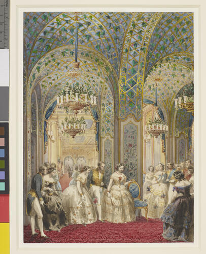 Entrance to the Galerie des Glaces at the Hôtel de Ville, 23 August 1855