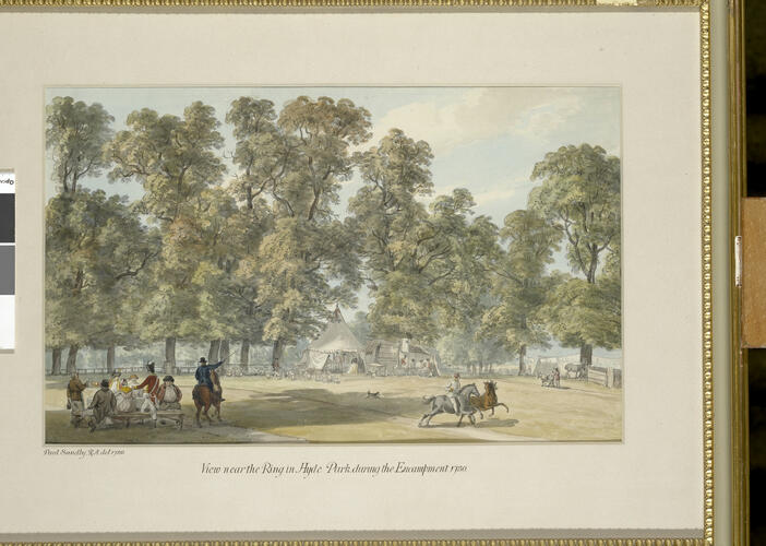View near the Ring in Hyde Park during the Encampment