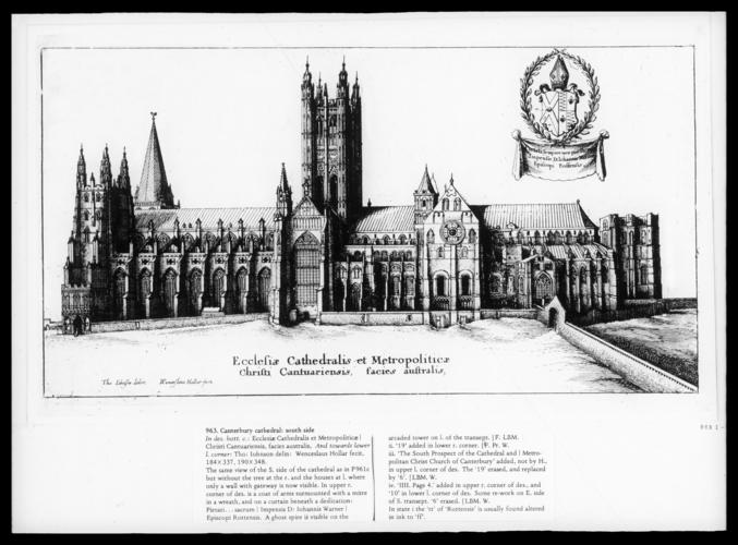 Canterbury Cathedral: south side Canterbury Cathedral: south side