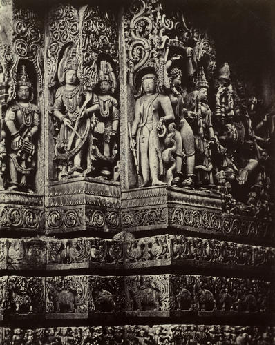 Sculptures from the West Front of the Southern Antechamber at the Temple of Hullabeed Sculptures from the West Front of the Southern Antechamber at the Temple of Hullabeed