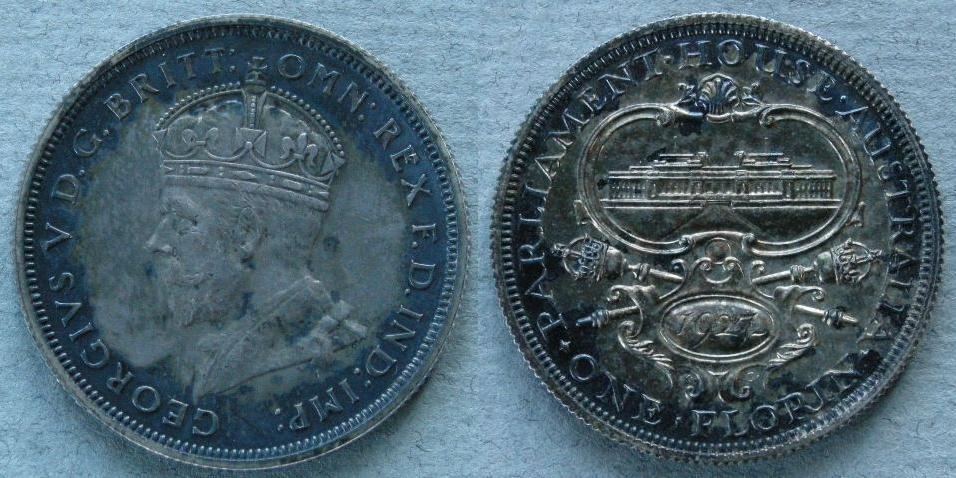 Australia. George V, florin Australia. George V, florin
