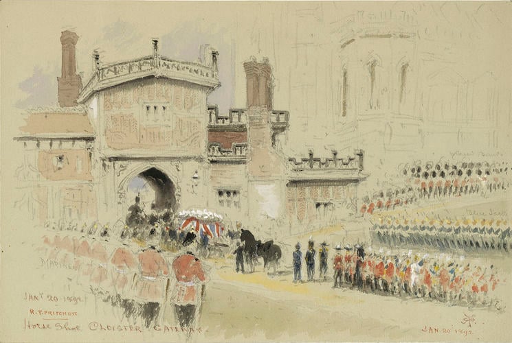 Funeral of the Duke of Clarence, 20-21 January 1892